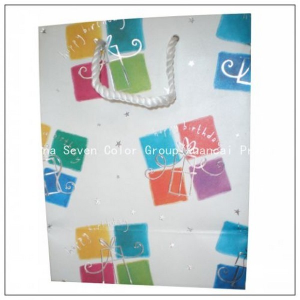 Shopping Paper Bag With Customized Logo In High Quality 